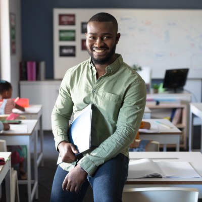 Teacher in the classroom